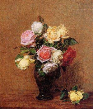 Henri Fantin-Latour : Roses XI